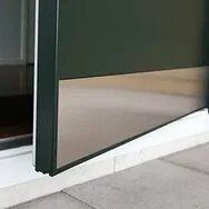 Отбойная пластина из нержавеющей стали 390х200