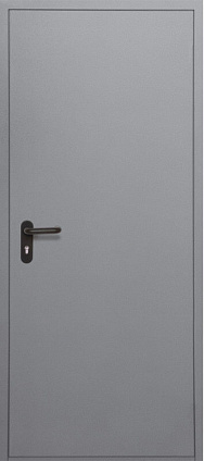 Герметичная противопожарная дверь правая темно-серая Герметичная противопожарная дверь правая темно-серая