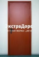 Дверь противопожарная металлическая глухая EI 30 коричневая