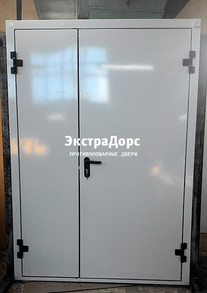 Противопожарная дверь EI 30 3 типа двупольная белая в Подольске  купить