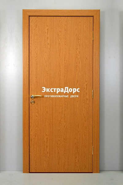 Противопожарная дверь с мдф медовый дуб в Подольске  купить