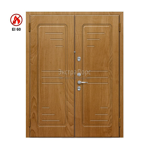 Противопожарная дверь EI 60 ДГ-02-EI60 ДП-02 двупольная глухая с МДФ Противопожарная дверь EI 60 ДГ-02-EI60 ДП-02 двупольная глухая с МДФ