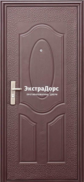 Дверь противопожарная утепленная металлическая глухая EI 30 с ламинатом в Подольске  купить